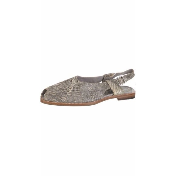 André Leon Talley's Custom Size 13 Manolo Blahnik Python Leather Mules Shoes - Picture 2 of 5